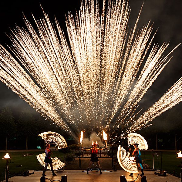 TOTAL Feuerschutz zündwerk Project PQ Feuershow Mystique