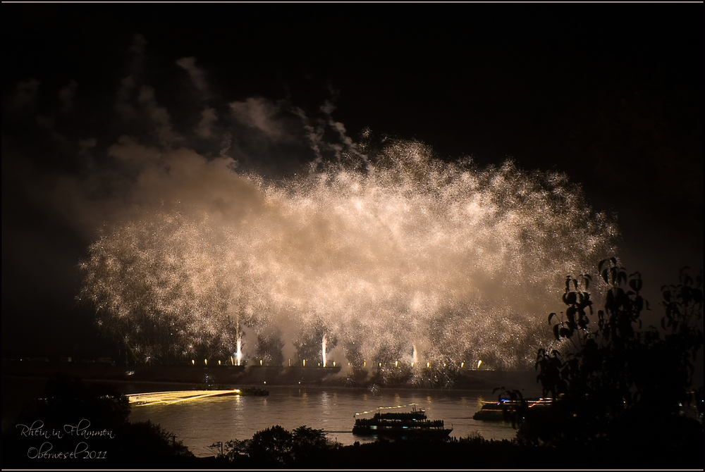 Rhein in Flammen Oberwesel 2011