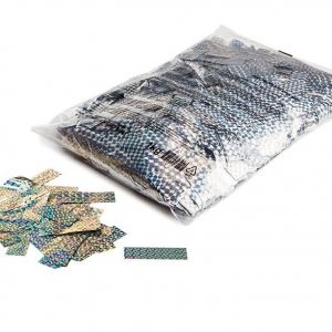 Metallic Konfetti laser silver