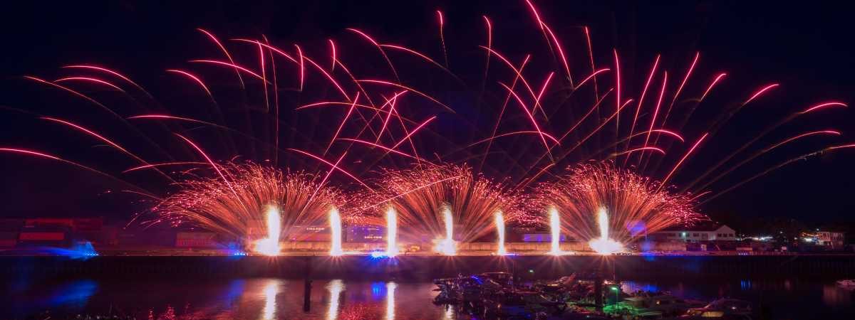 Rheinisches Fischerfest Gernsheim zündwerk Frankfurt